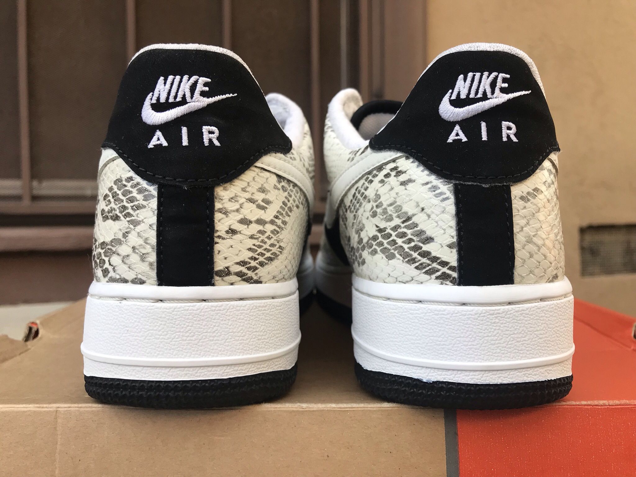 Nike Air Force 1 Low Snakeskin Cocoa Sz 8 - 2005 * Sb Dunk Force 