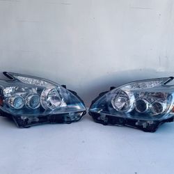2012-2015 TOYOTA PRIUS Plug-in LEFT AND RIGHT SIDE HEADLIGHT LED OEM SHELL
