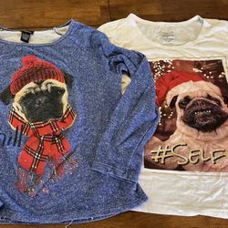 Women’s Pug Christmas Shirts