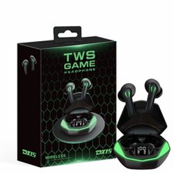 Wireless Gaming Headset, Real Game in-Ear Headset, Bluetooth Headset Touch Control (NEW IN BOX )