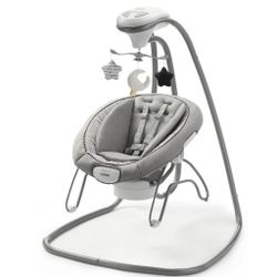 Graco DuetConnect Deluxe Multi-Direction Baby Swing and Bouncer - Britton