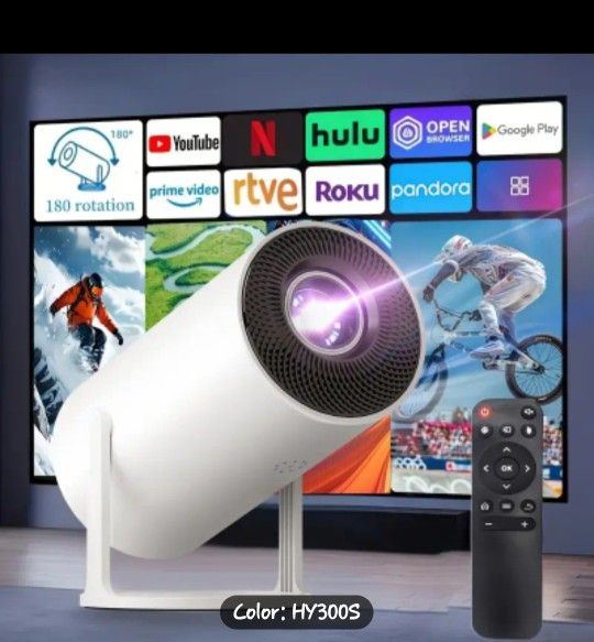 HY300-PLUS Mini Portable Projector,