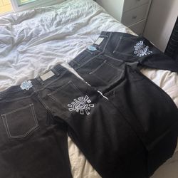 Always do what you should do denim heavy pants