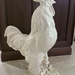 Glazed Porcelain Rooster