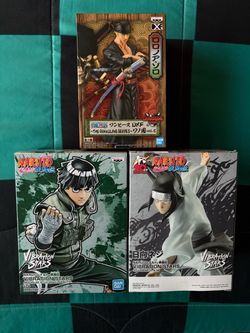 Anime Figures: One Piece and Naruto