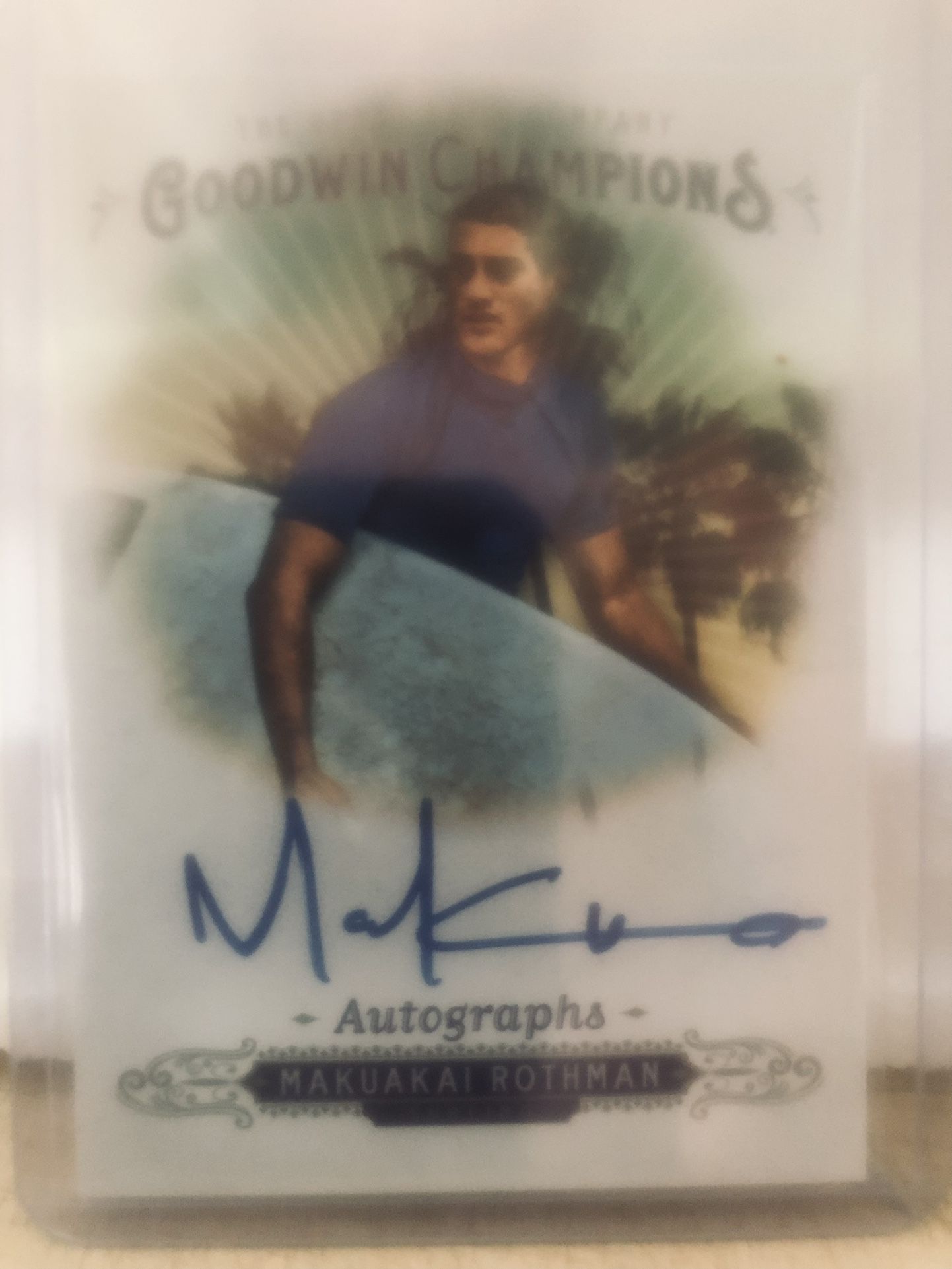 Makua Rothman Autographed Limited 2018 Upper Deck Goodwin Champions Card
