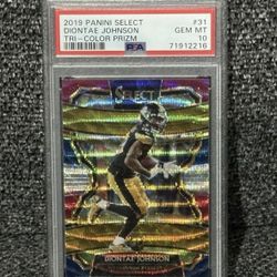 Diontae Johnson Tri Color Psa 10 18/199