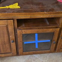 Wooden Media Console/TV Stand
