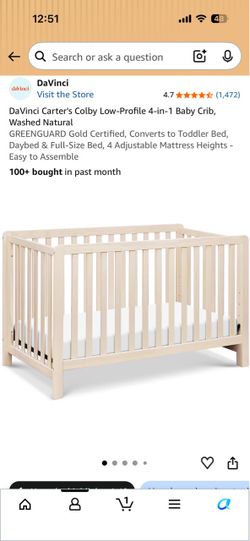 DaVinci Carters Baby Crib