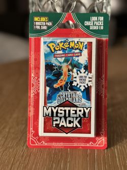2025 Pokémon Mystery Pack Sealed Seeded 1:10. EX Crystal Guardians/Vintage Packs