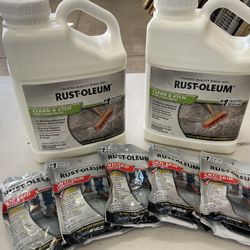 Rust-oleum clean & etch concrete & anti skid