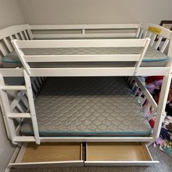 Twin over full bunk bed