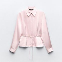 FREE Zara Satin Effect Shirt