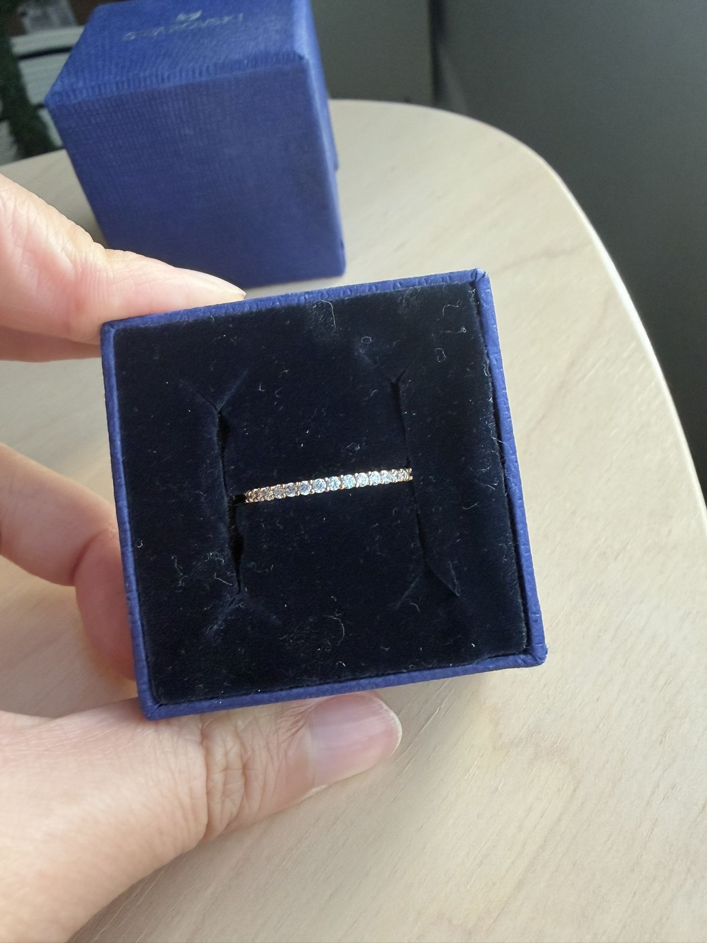 Swarovski Rose Gold Crystal Ring