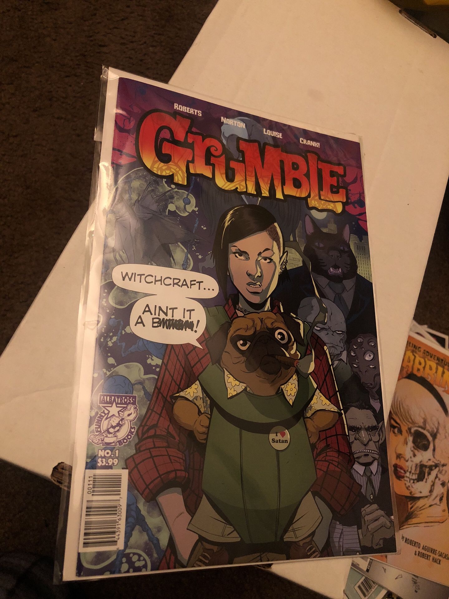 Grumble 1 in 300 variant comic