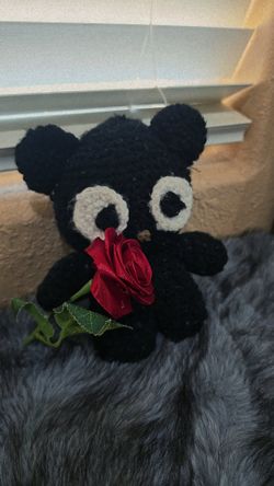 Crochet black bear