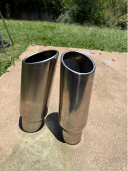 3” in  4” out exhaust tips