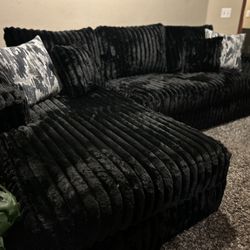 Brand New Comfy Corduroy Sectional Set