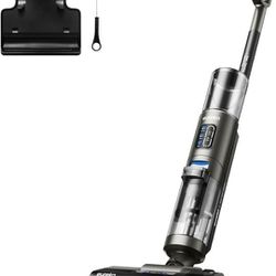 Eureka RapidWash Cordless Wet Dry Vacuum Mop -  Self Cleaning Smart Cleaner for Carpet Hard Floors Sticky Messes Pet Hair NEW430BL - Black

