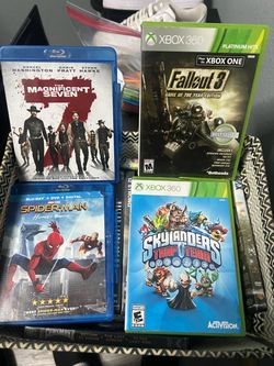 Bulk dvd  movies, games
