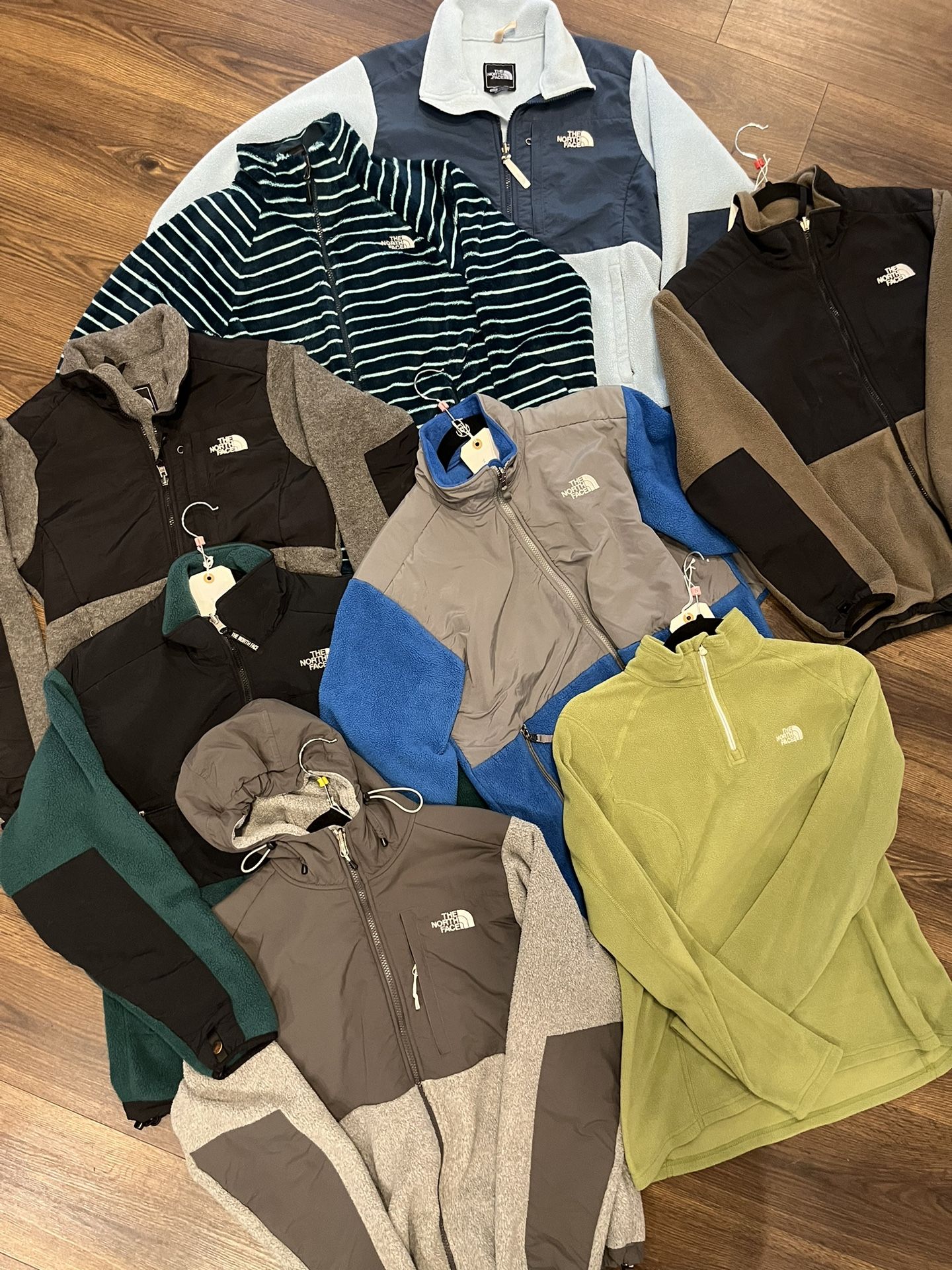Northface Fleeces Sizes XS -M.