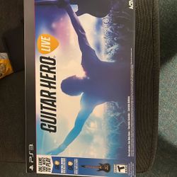 PlayStation 3 Guitar hero live Sealed