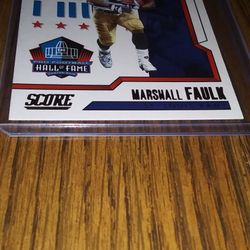 Marshall Faulk Card