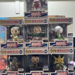 Sinister 6 Funko Pops With Spiderman