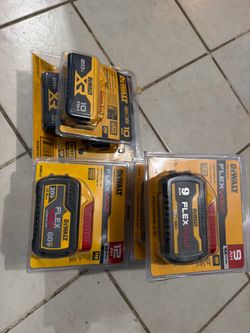 Dewalt batteries 140 each