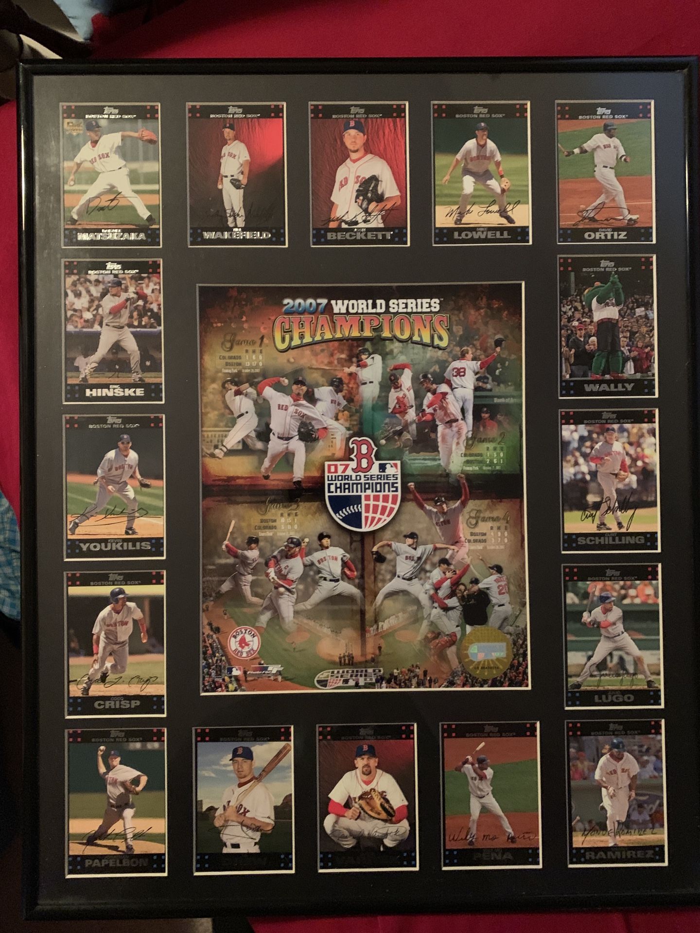 Boston Red Sox 2007 World Series commemorative plaques
