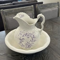 Pitcher and Wash Basin