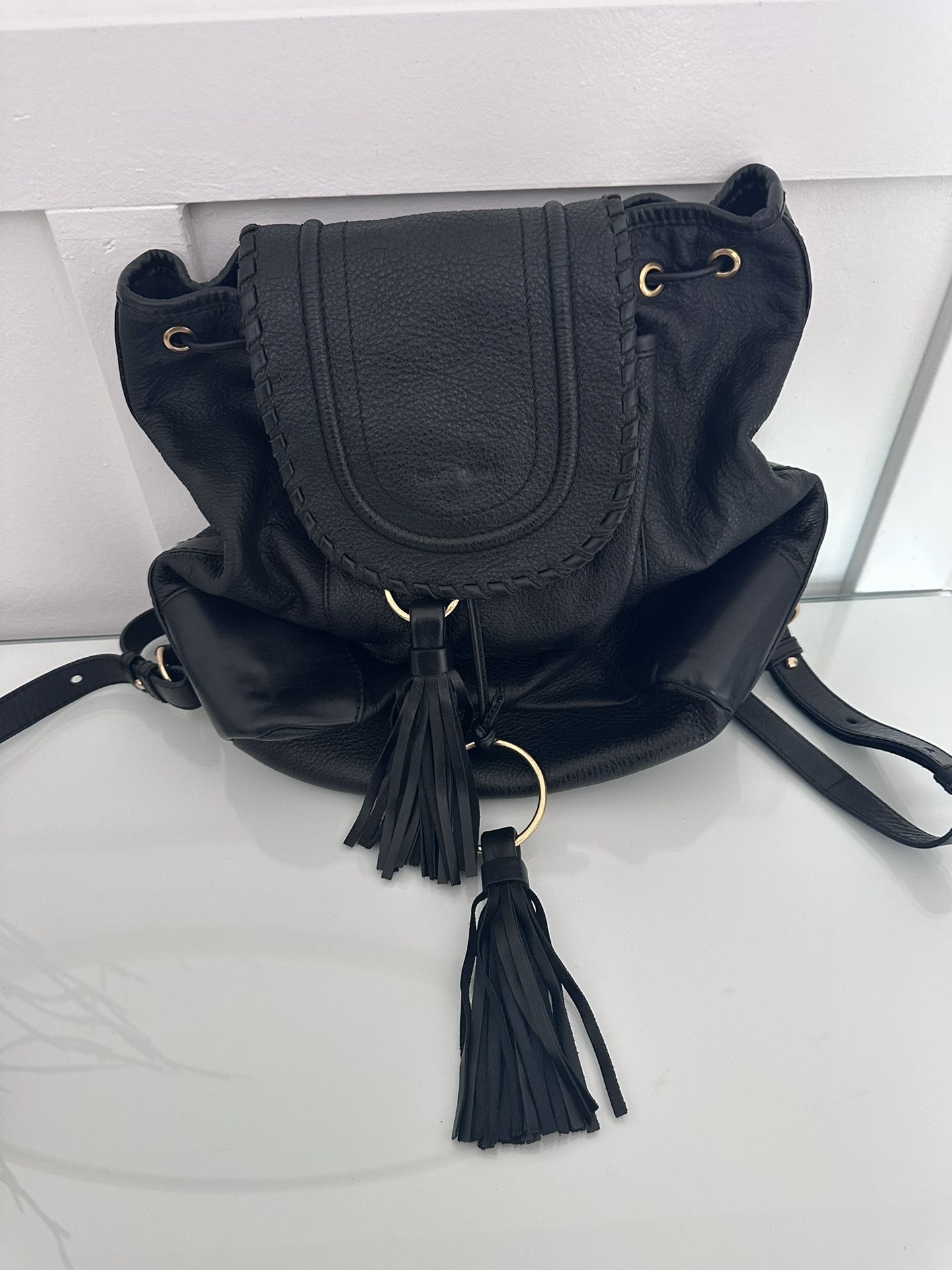 Chloe Black Backpack