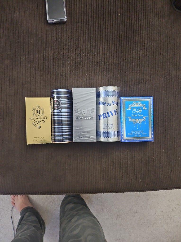 5 Men's Perfume Bundle