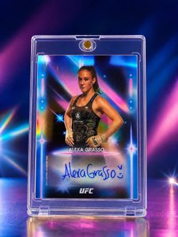 🥊 🔥 PREMIUM GRAIL: ALEXA GRASSO 2025 TOPPS MIDNIGHT GLIMMER GRAPHS AUTO 🔥