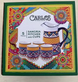 Carlos Santana Pitcher and cups / mugs