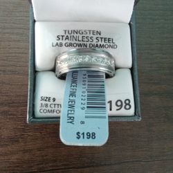 Mens Ring Diamond Tester Approved 