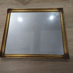 Vintage Antique Mirror For Sale -24 1/2 By 28 1/2 Inches