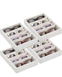 4  piece sunglasses and jewelry organizer