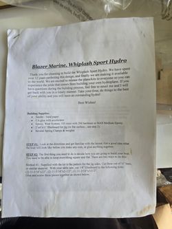 Blazer Marine Whiplash Sport Hydro