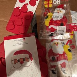 Santa Candy Cake Molds