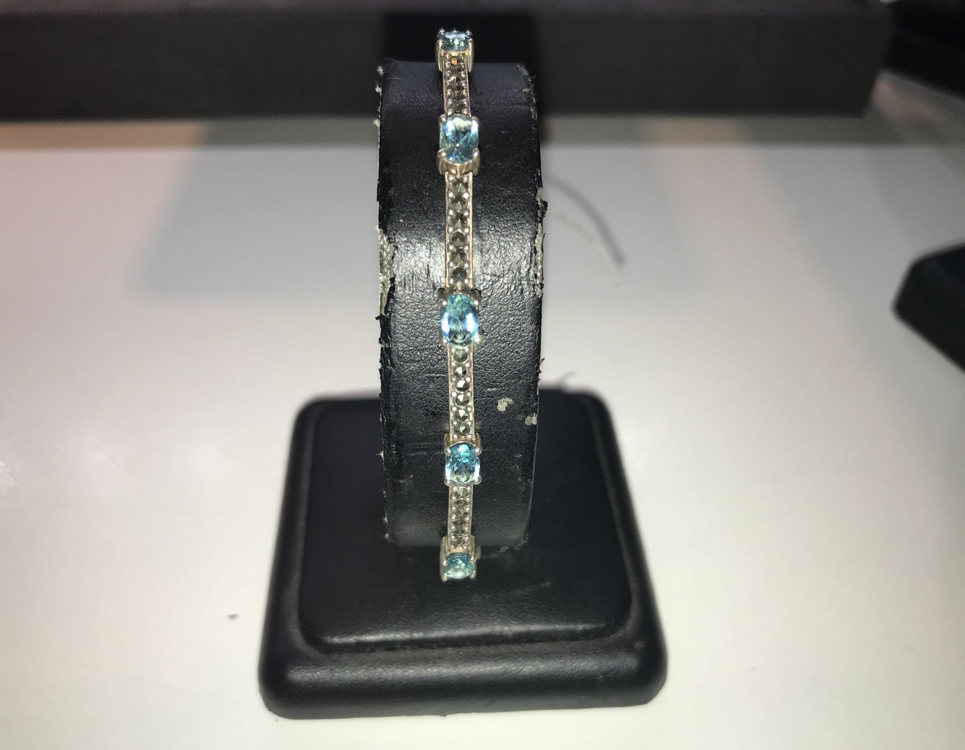 Stone Silver Bracelet