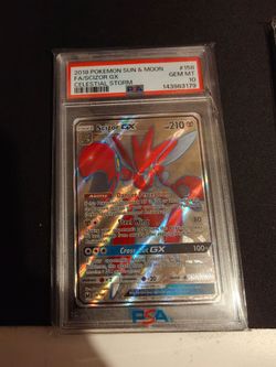 PSA 10 Scizor GX Full Art Pokemon Card