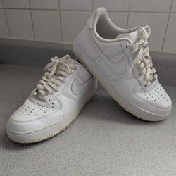 Nike Air Force 1 Low Top Leather Sneakers Men US9