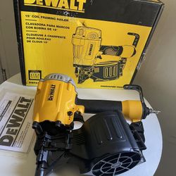 DEWALT Pneumatic 15° Coil Framing Nailer