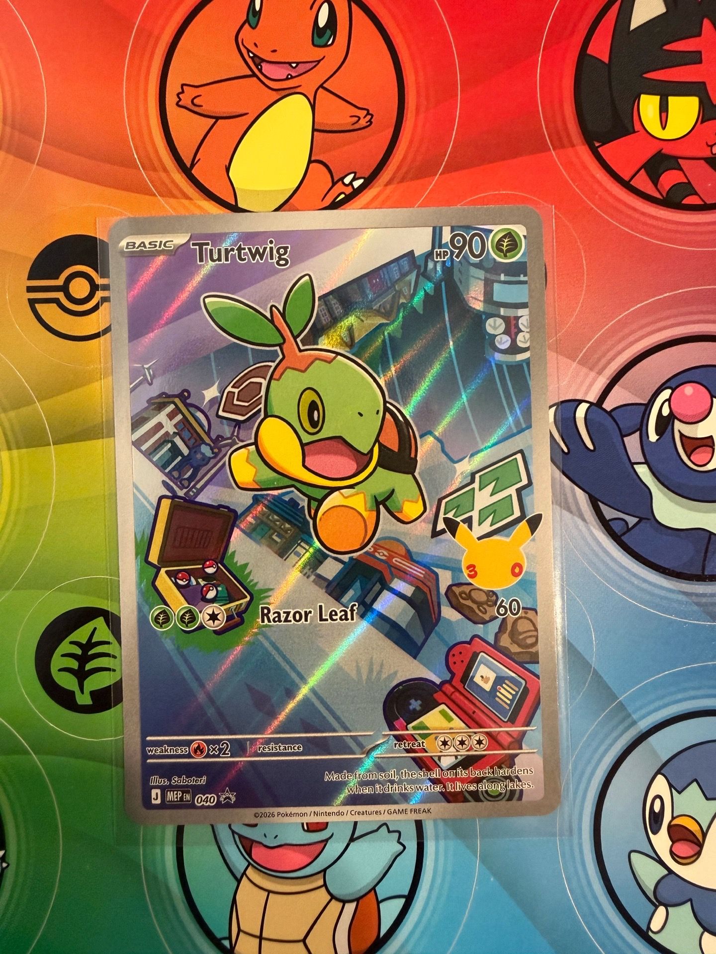 Turtwig • First Partners Promo • 040