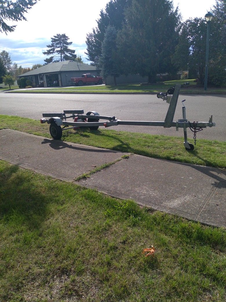 Calkins Galvanized Trailer/ Title
