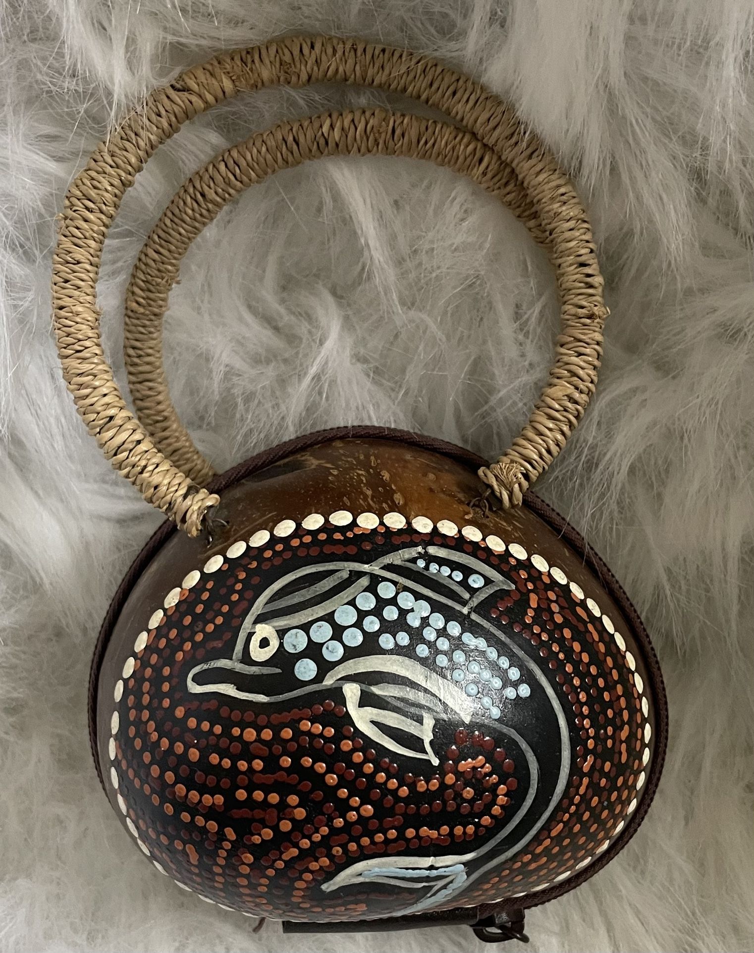 Handmade Coconut Shell Purse