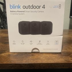 Blink Outdoor 4 4th Gen Wire-free Smart Black Security Camera 