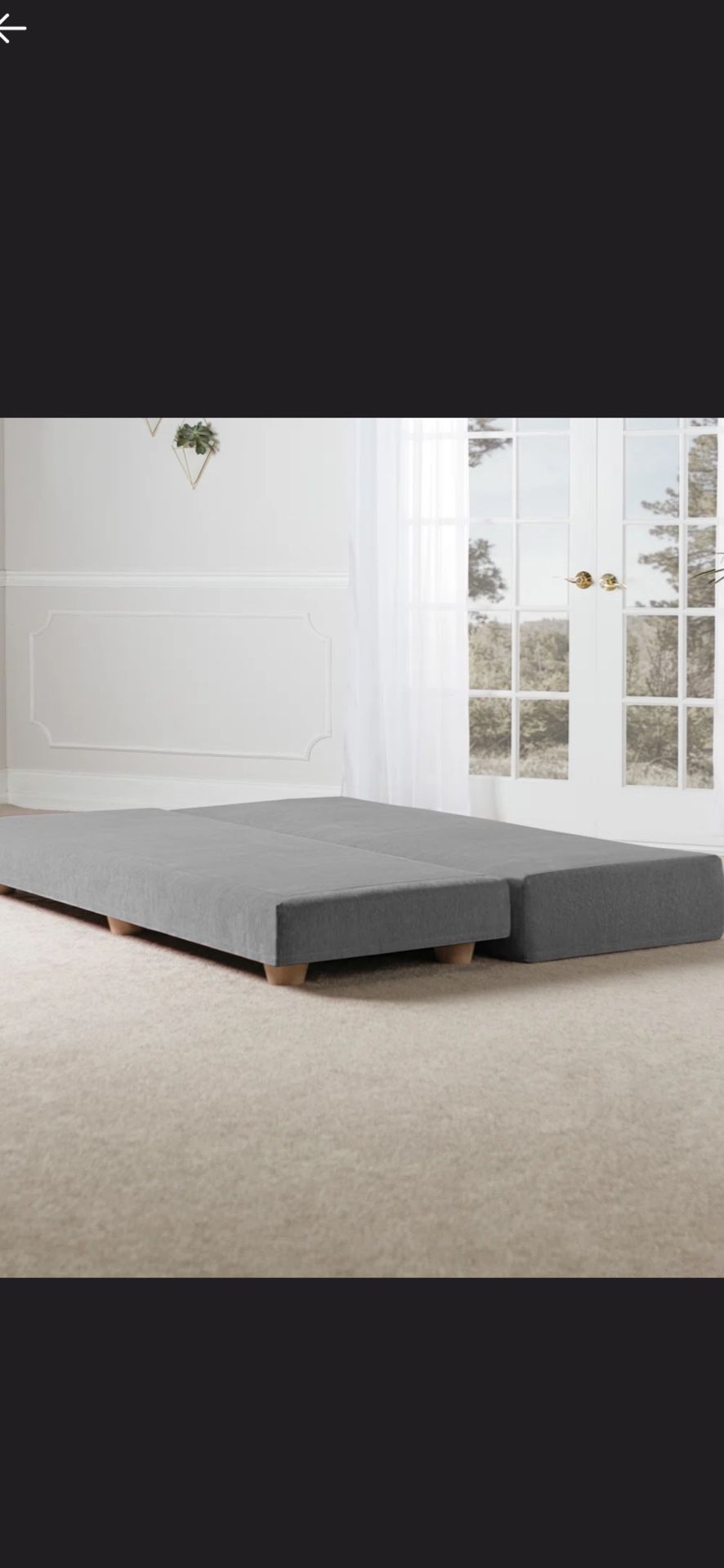 CB2 Sleeper Sofa,daybed Grey LIKE NEW