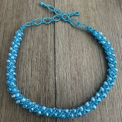 Turquoise Beaded Necklace 